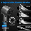 Portable Shower for Camping Include IPX7 Waterproof 6000mAh Rechargeable Shower Pump Filtered Shower Head 5.3Gallon Foldable Bucket For Hiking Beach T