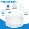 10L/2.64Gal Collapsible Water Container with Spigot Foldable Water Storage Bag with Handle Portable Camping Water Jug for Hiking RV Emergency Prepared