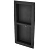 Shower Niche Ready for Tile 16" x 32", Double Shelf Organizer, Square Corners Wall-inserted Niche Recessed