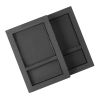 Shower Niche, 16 x 24 inch + 16 x 24 inch Recessed Wall Niche with Movable Shelf, 4 inch Thick Modern Soap&Shampoo Storage Organizer,Square Corners