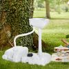 Portable Camping Sink, 4.5GAL Tank, 6.3GAL Recovery Tank, Handwashing Basin, Recycled Material, Outdoor Events, White