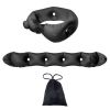 Inflatable neck pillow, adjustable in softness, made of skin-friendly material, providing extremely comfortable neck protection during travel.