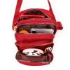 Lightweight Nylon Multi-compartment Crossbody Mini Bag, Versatile Cell Phone Pouch for Commuting & Sports