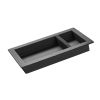 Shower Niche, 16 x 28 x 4 inch Recessed Wall Niche with Movable Divider Shelf, Modern Soap & Shampoo Storage Organizer, Square Corners
