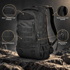Tactical Backpack with Modular Webbing, Multi-Compartment Outdoor Daypack