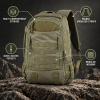 Tactical Backpack with Modular Webbing, Multi-Compartment Outdoor Daypack