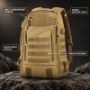 Tactical Backpack with Modular Webbing, Multi-Compartment Outdoor Daypack
