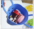 DIY cartoon hole silicone handbag, children's cute beach bag can be paired with decorative patches, versatile storage tote bag