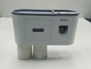 Toothbrush Holders Wall Mounted, Toothbrush Holder with Automatic Toothpaste Dispensers, 6 Brush Slots