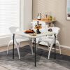 Folding Camping Table with HDPE Tabletop and Rustproof Steel Frame