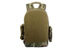 Military Tactical Backpack Work Bag with Five Patches Including 1 US Flags for Outdoor
