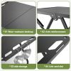 Outdoor quick-open tactical folding table, portable, with portable opening, stainless steel camping outdoor table
