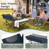Portable Travel Kid Bed with Guardrail for Outdoor Indoor